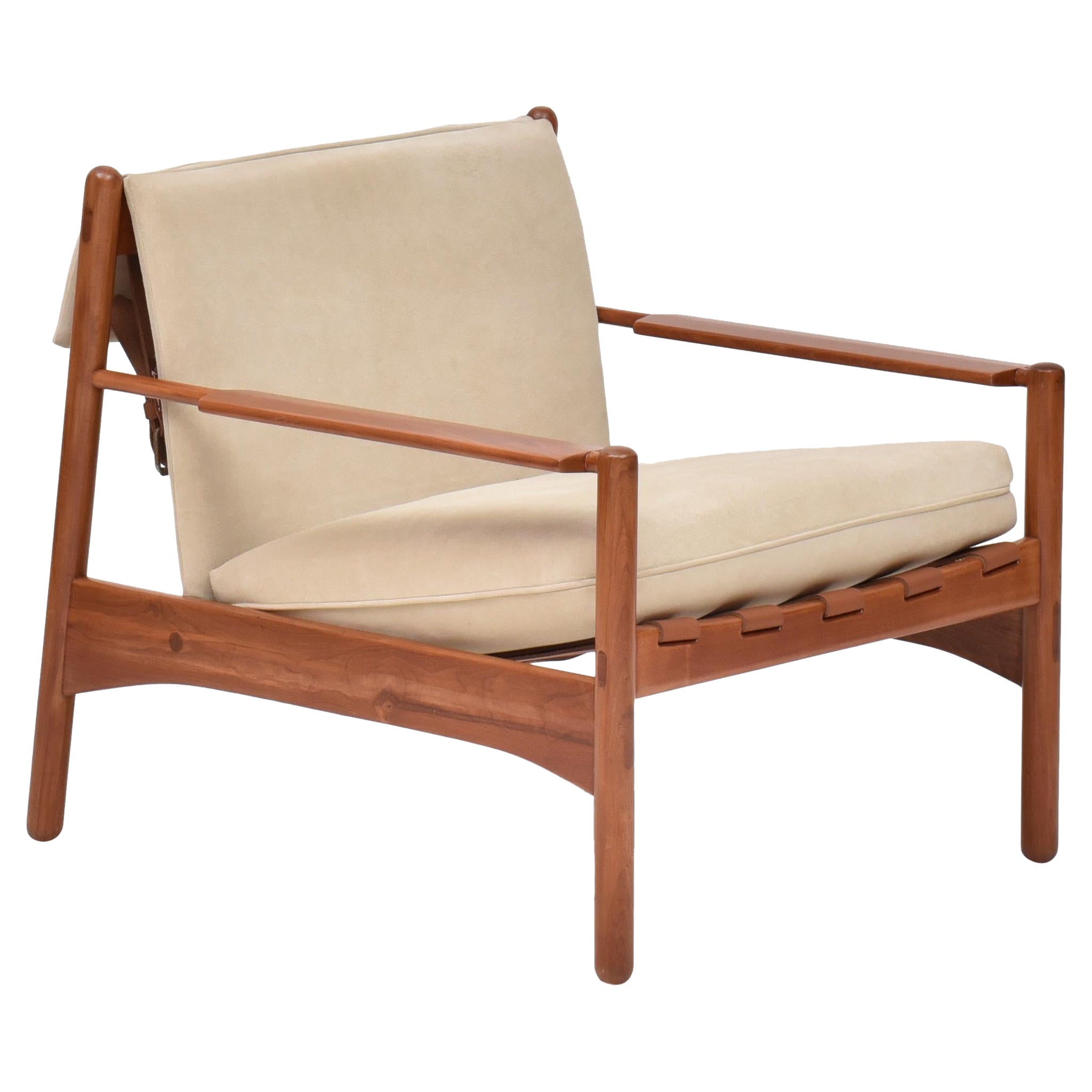Armchair In Perobinha Do Campo with Buckles, By Arredamento For Sale
