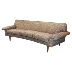 Dänisches modernes geschwungenes Sofa, Trensums, Johannes Andersen