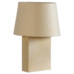 Chic 'Bloc' Parchment Table Lamp by Design Frères
