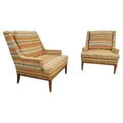 Gorgeous Pair of Tomlinson Sophisticate Lounge Chairs Mid-Century Modern