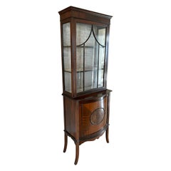 Used Edwardian Mahogany Display Cabinet