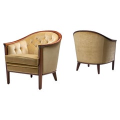 Bertil Fridhagen Pair of “Aristokrat” Armchairs, Sweden 1963