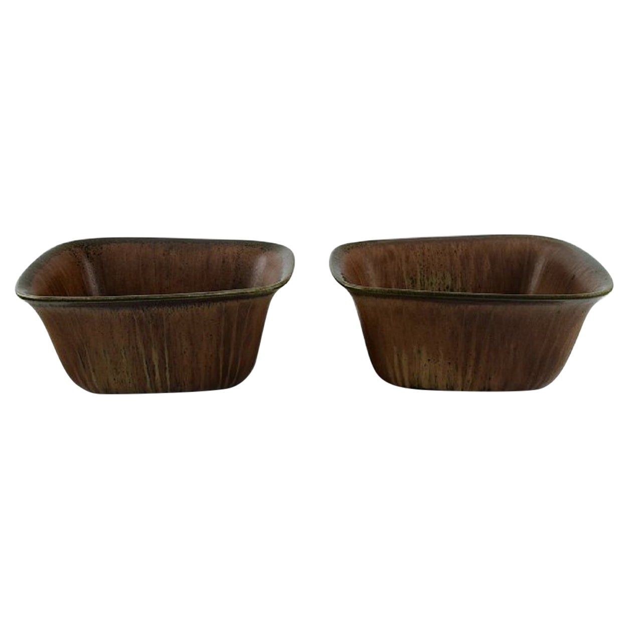 Gunnar Nylund '1904-1997' for Rörstrand, Two Bowls in Glazed Ceramics For Sale