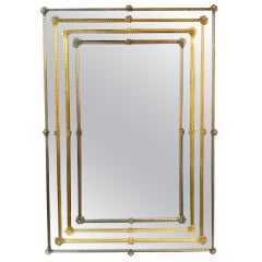 Modern 2 Tone Murano Glass Mirrors