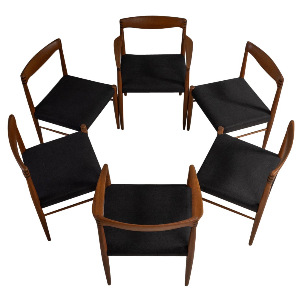 Chaises de salle à manger des années 1960 de Bramin par H.W. Klein en vente