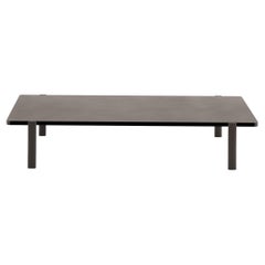 Alias 955 Eleven Low Table Singular Rectangle w Grey Color MDF & Lacquered Frame