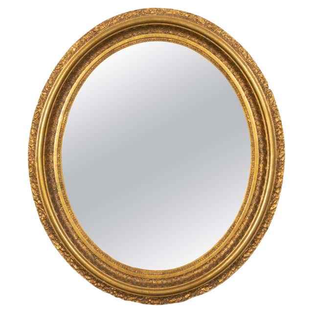 Victorian Oval Gilded Rococo Revival Mirror For Sale at 1stDibs ...