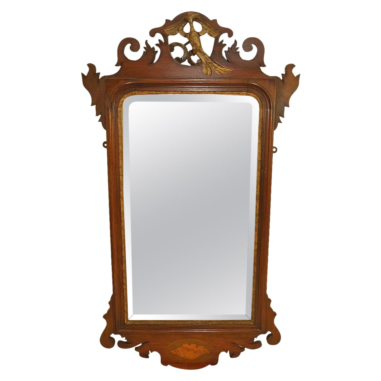 Georgian Style Inlaid Mirror