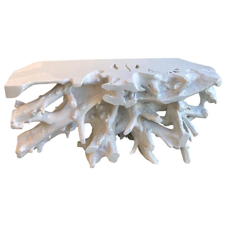 Philips Collection Cast Root Console Table For Sale at 1stDibs