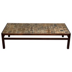 Tue Poulsen & Erik Wørtz Tile Coffee Table by Willy Beck