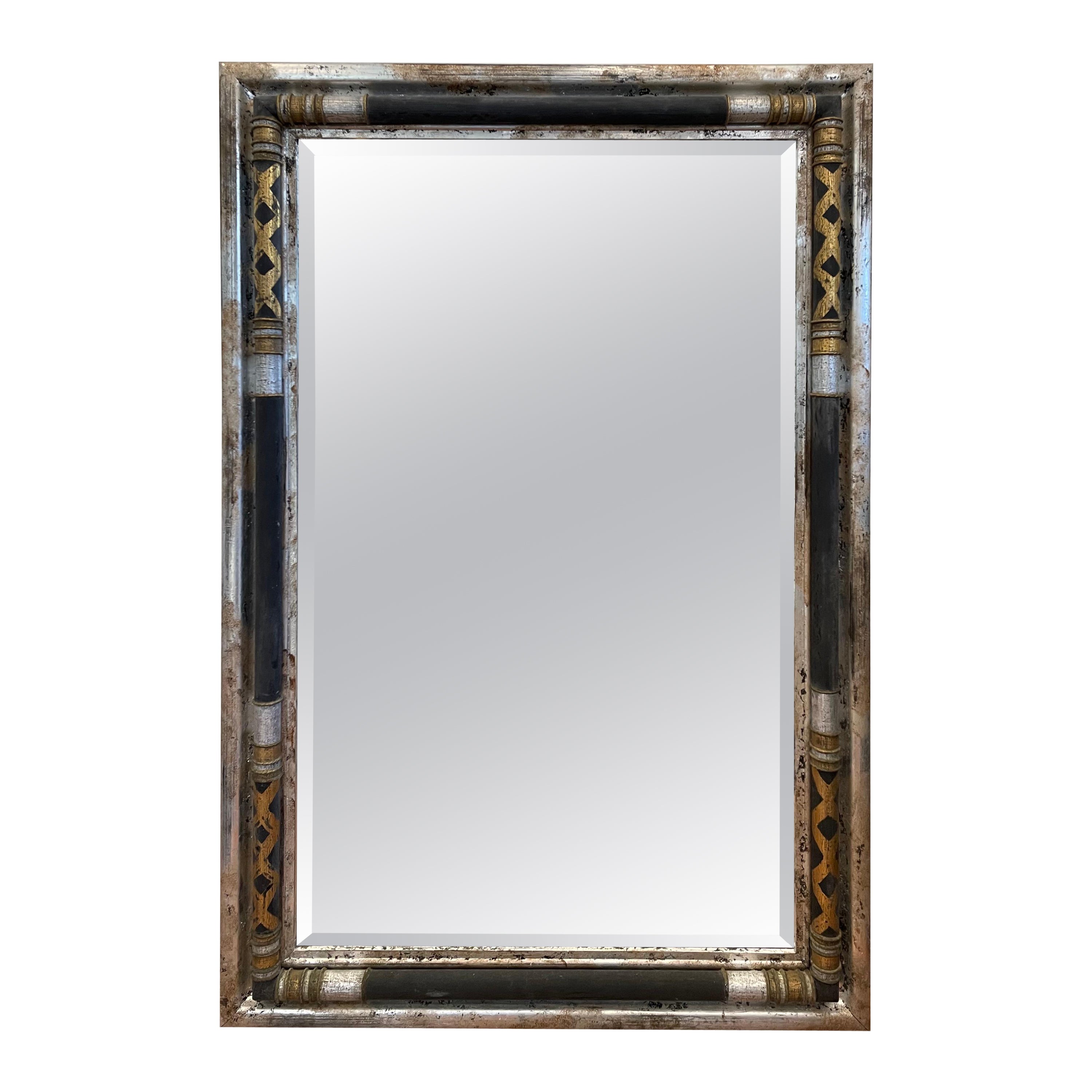 Vintage John-Richard Modern Neoclassical Decorative Wall Mirror For Sale