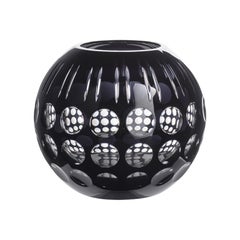 Karma Crystal Black Vase by Greg Natale