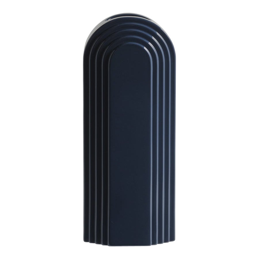 Vase Avalon bleu marine de Greg Natale