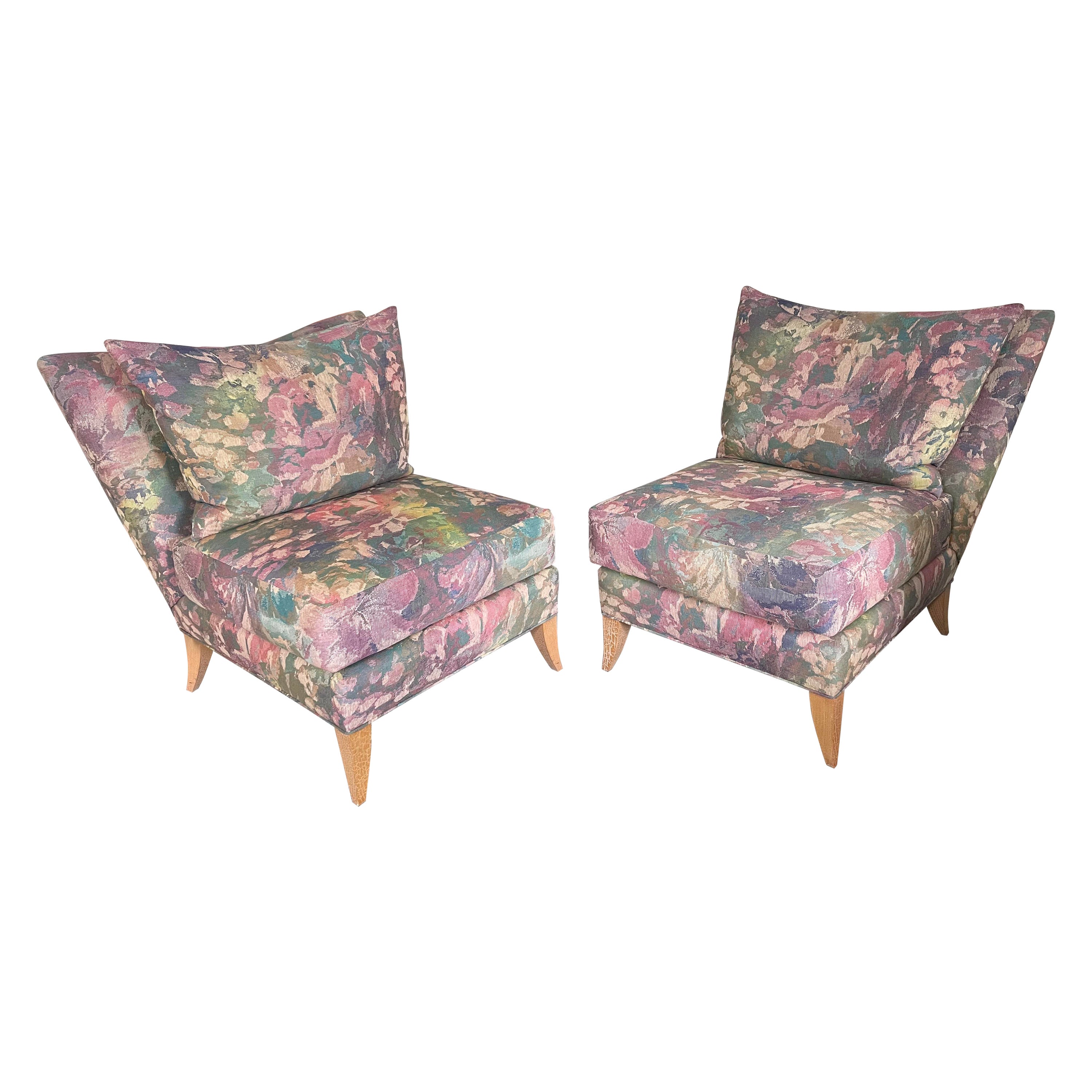 Postmodern Chairs for Swaim Originals by John Mascheroni, a Pair