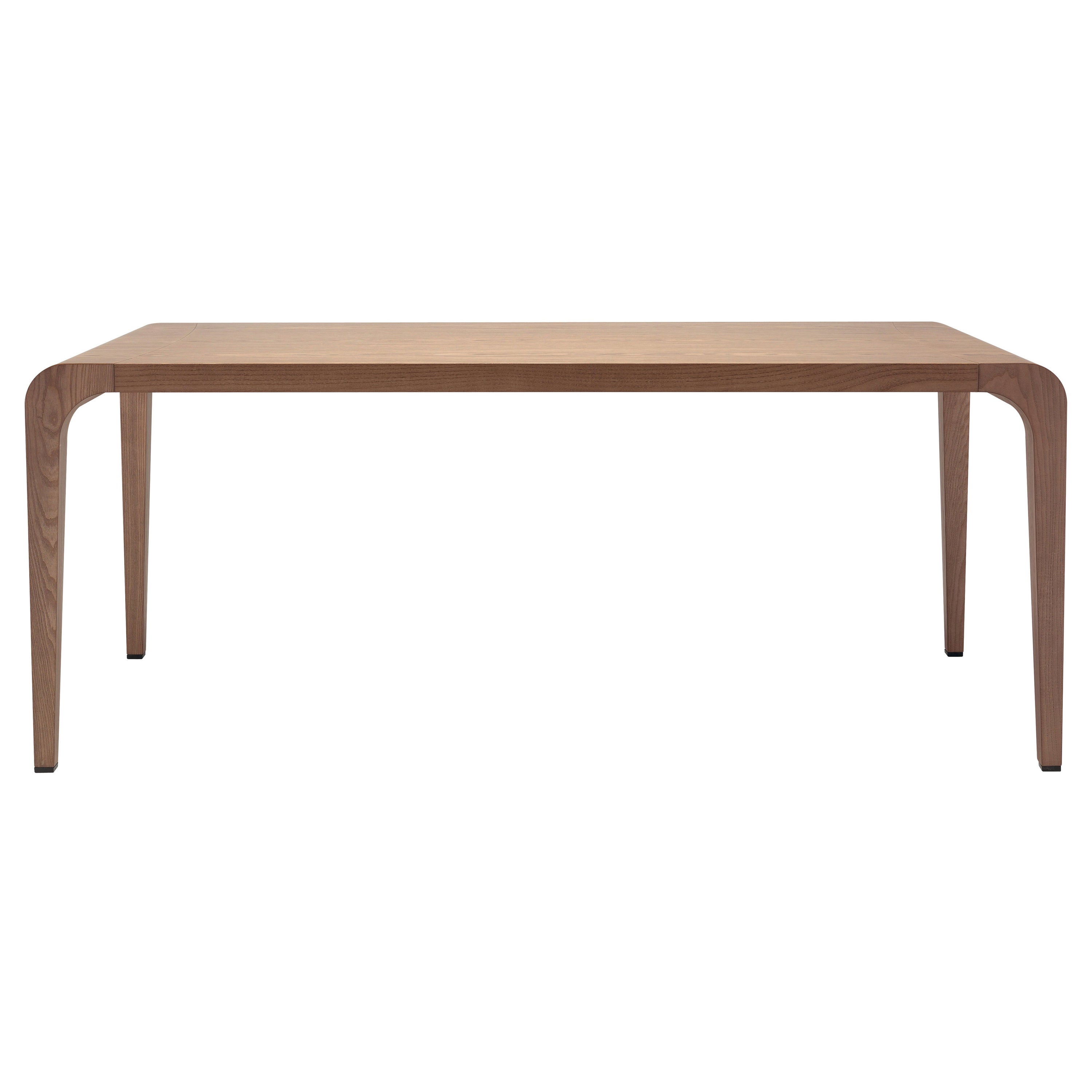 Alias Medium 390 Ilvolo Table in Oak Canaletto Walnut Wood Top and Frame For Sale