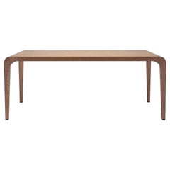 Medium 390 Ilvolo-Tisch aus Eiche mit Canaletto-Walnussholzplatte und Rahmen