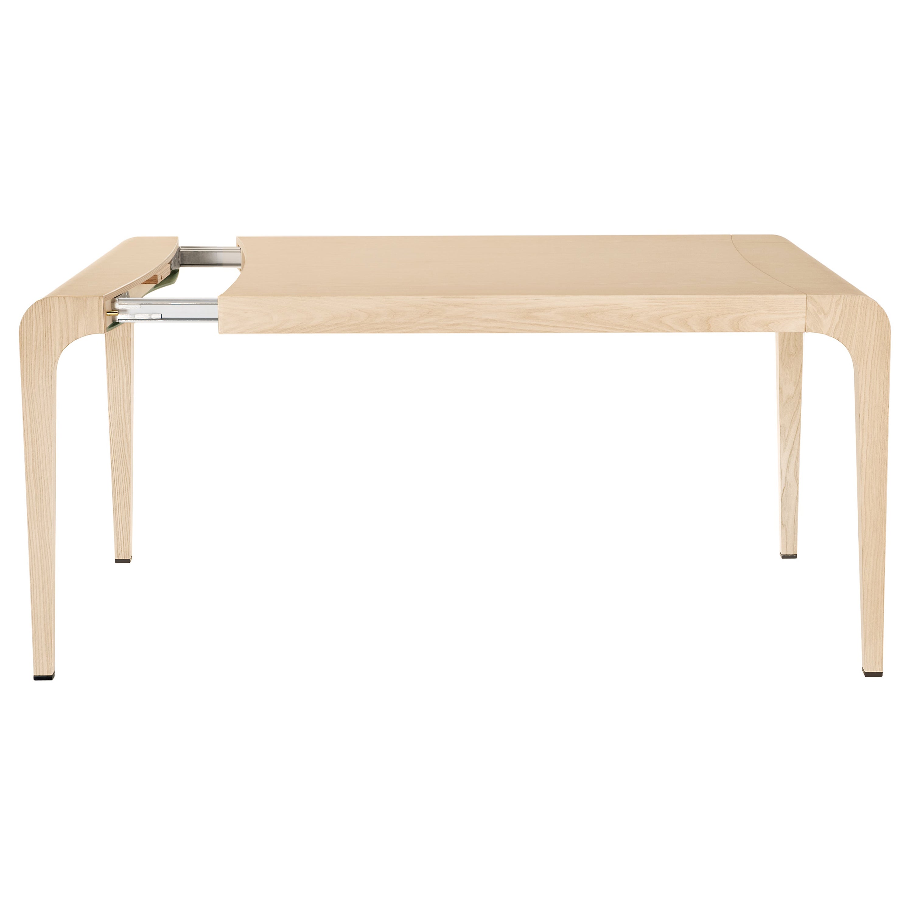 Grande table à rallonge Ilvolo de 396 cm Alias avec plateau et cadre en chêne blanchi en vente