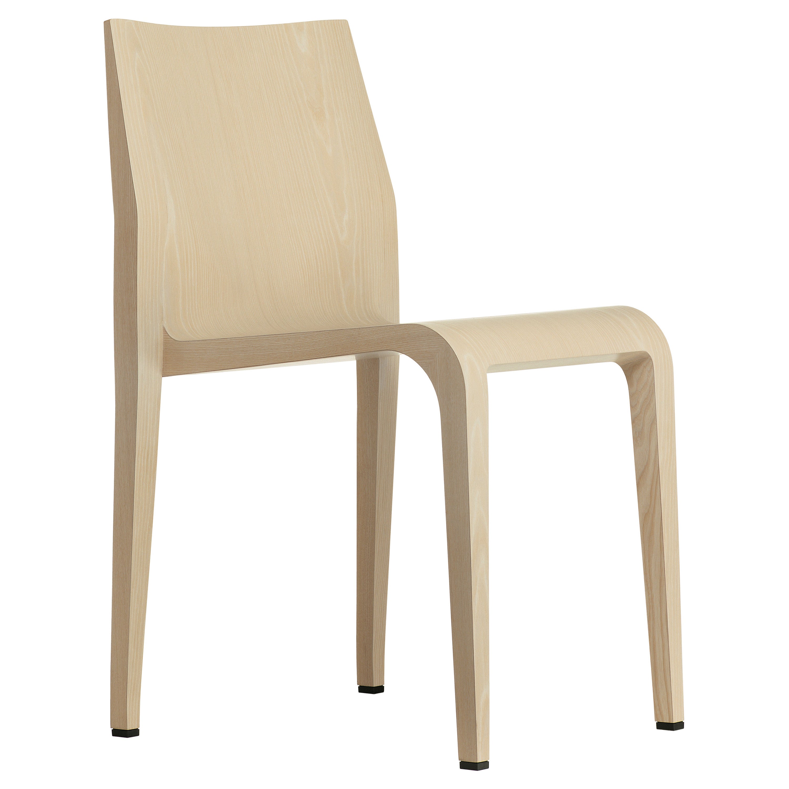 Alias 301 Laleggera Chair in Whitened Oak Wood by Riccardo Blumer
