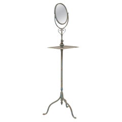 Antique Elegant Wrought Iron Vanity Mirror