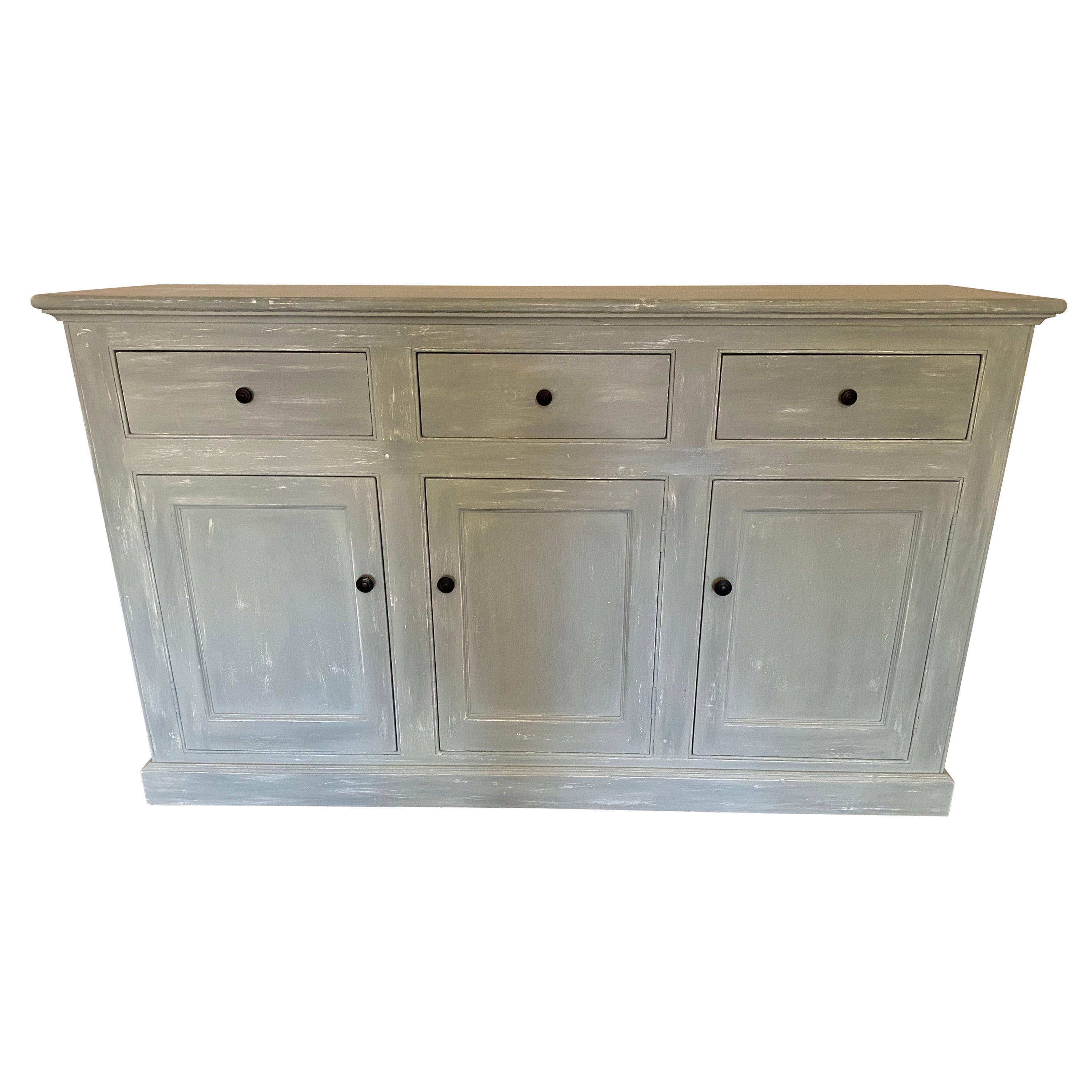 Large and Tall Country Style Kitchen or Dining Room Server Chest For Sale