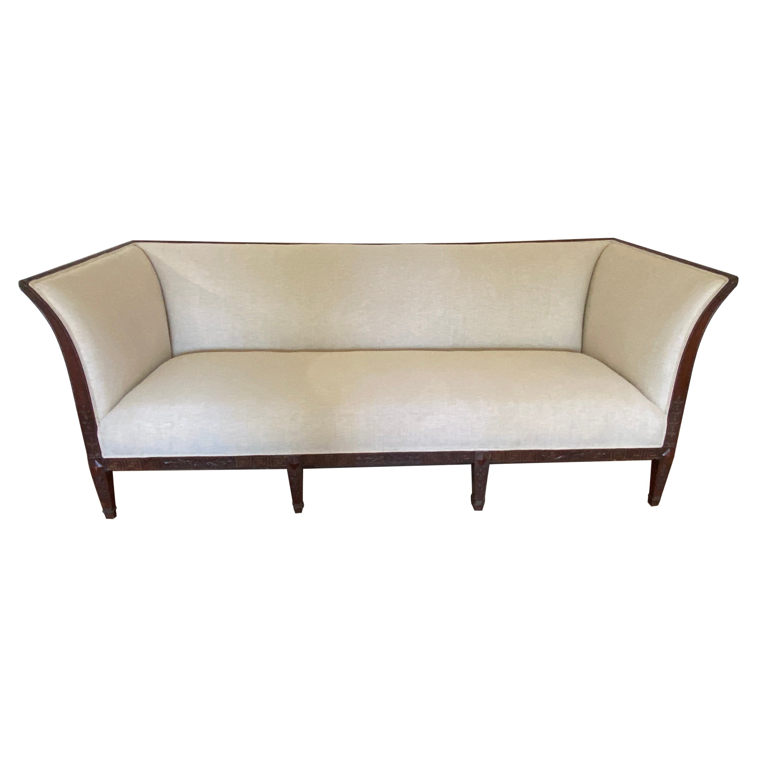 Early 20th C. Chippendale Style Sofa