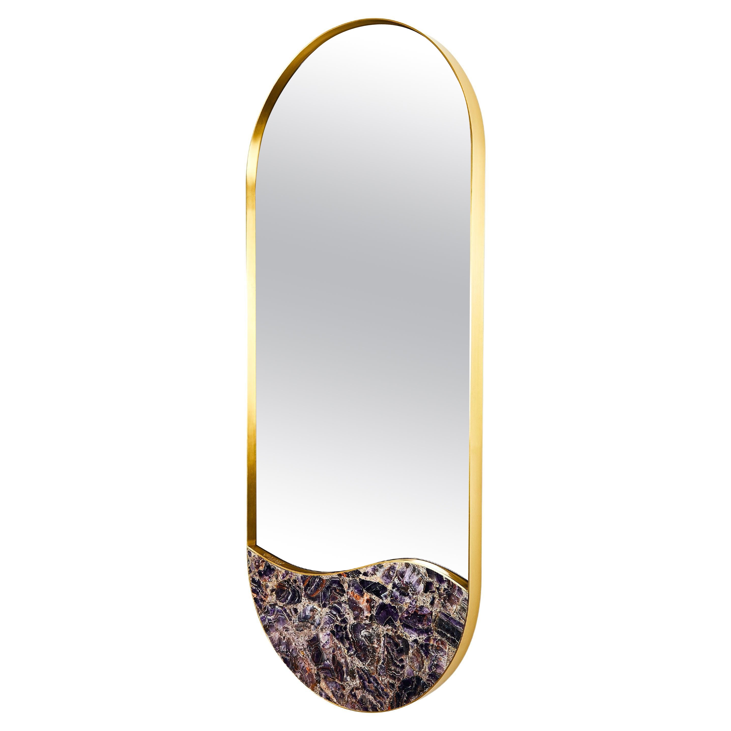 Kura Mirror, Amethyst For Sale