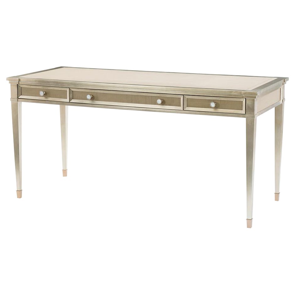 French Neo Classic Inspired Modern Desk For Sale