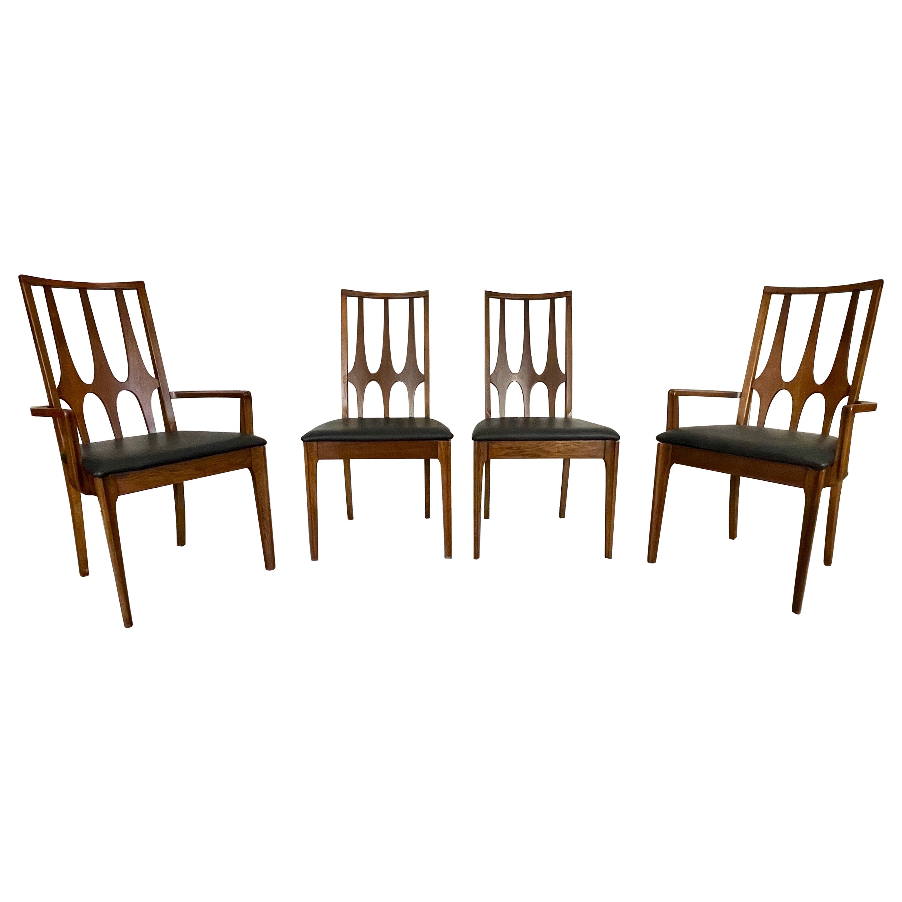 Broyhill Brasilia Walnut Dining Table and Chairs at 1stDibs