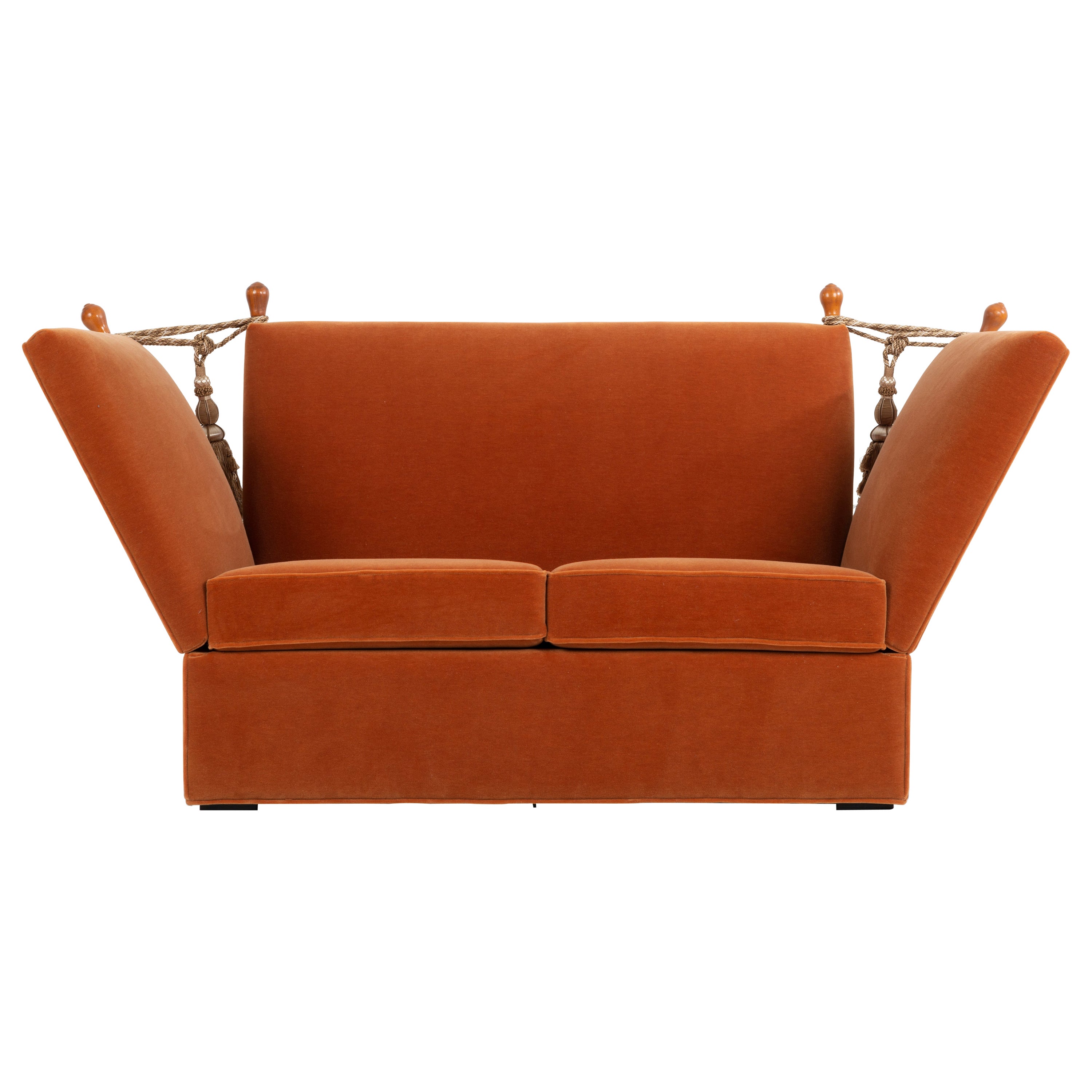 Knole Drop Arm Settee For Sale at 1stDibs | knole sofas, leather knole sofa,  what is a knole sofa