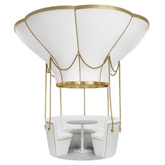 Fantasy Air Balloon Lounge with Gold Leaf Details by Circu Magical Furniture