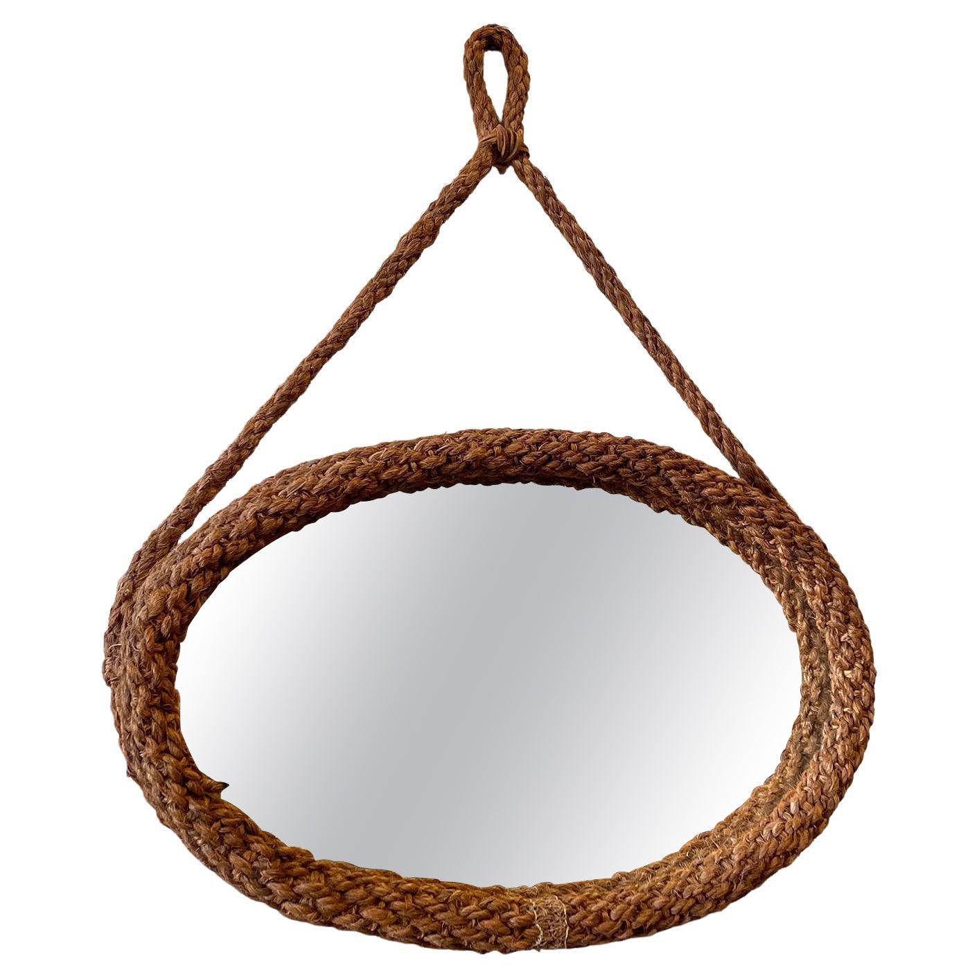 Audoux Minet Rope Mirror  For Sale