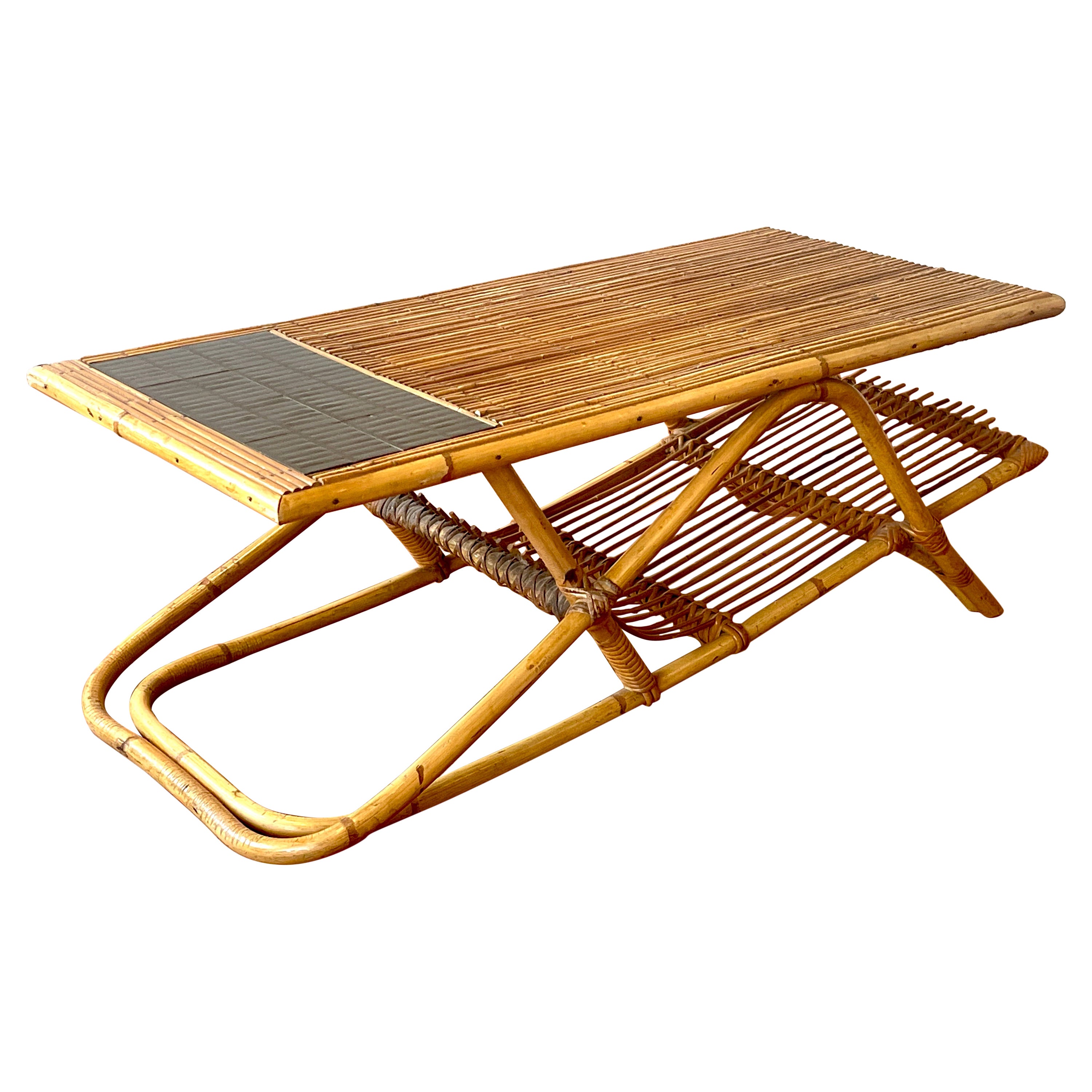 Roger Capron Bamboo Table