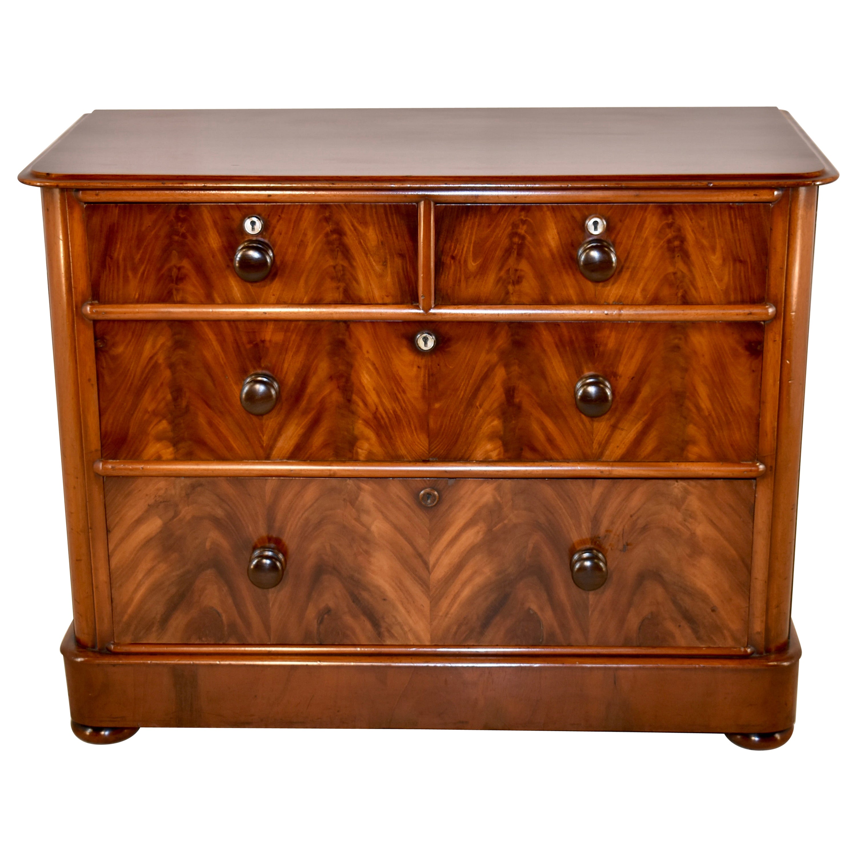 19th Century English Mahogany Chest of Drawers