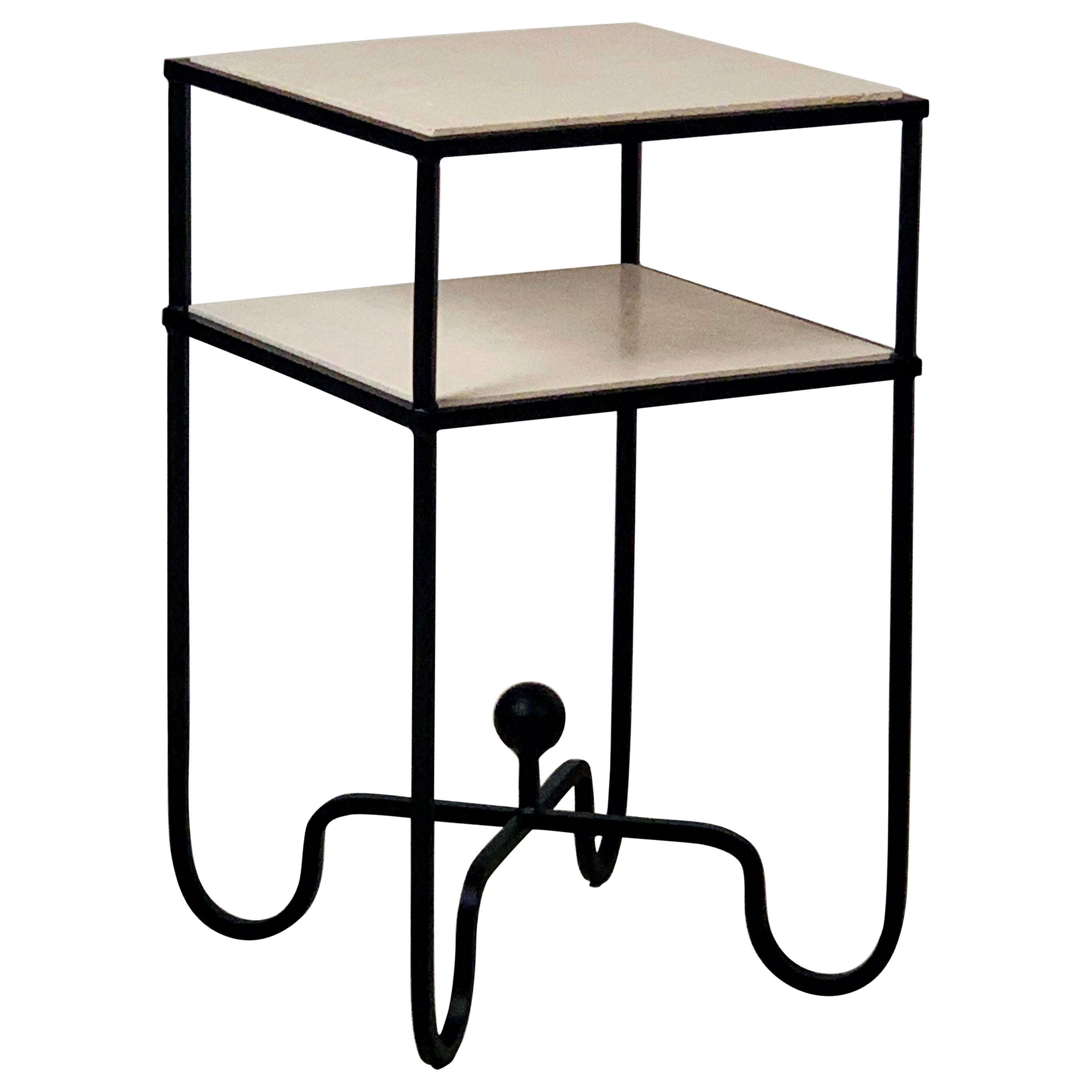 2-Tier Entretoise Side Table by Design Frères For Sale