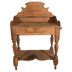 Antique 19th Century English Pine Washstand