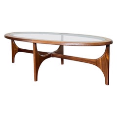 Vintage Coffee Table in Teak with Glass by Stonehill Part of Stateroom Range