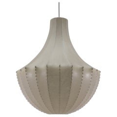 Lovely Cocoon Hanging Lamp, 1950s Germany