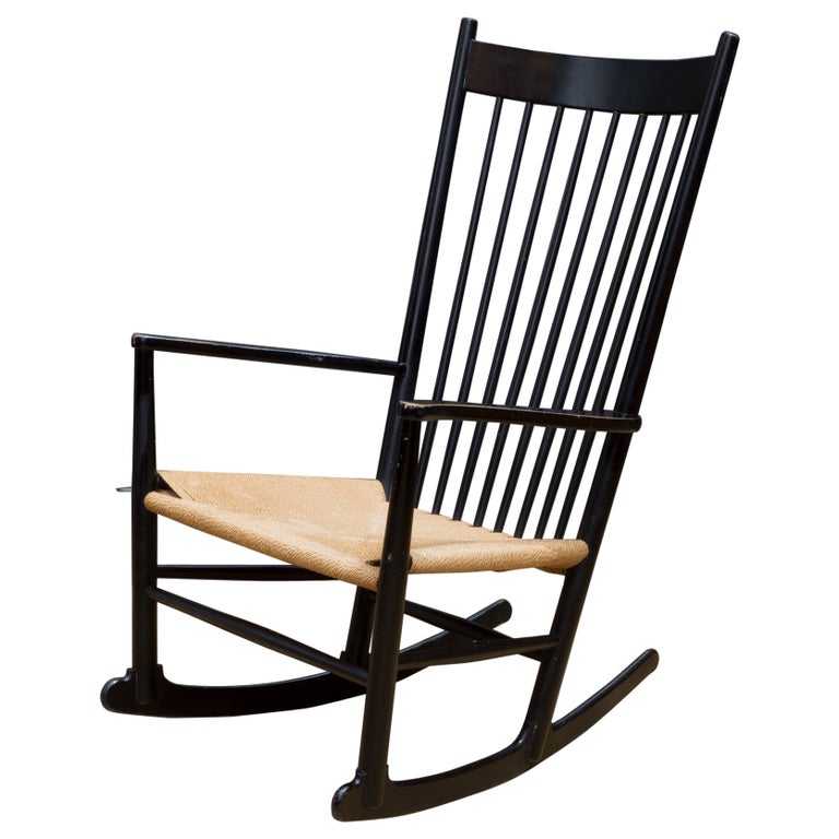 Mobler Rocking Chair Mid-Century Hans Wegner Fdb Mobler J-16 Rocking Chair C.1960 For Sale ...