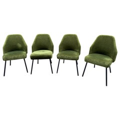 Set of four Campanula Chairs by Carlo Pagani for Arflex, Italy, 1950s