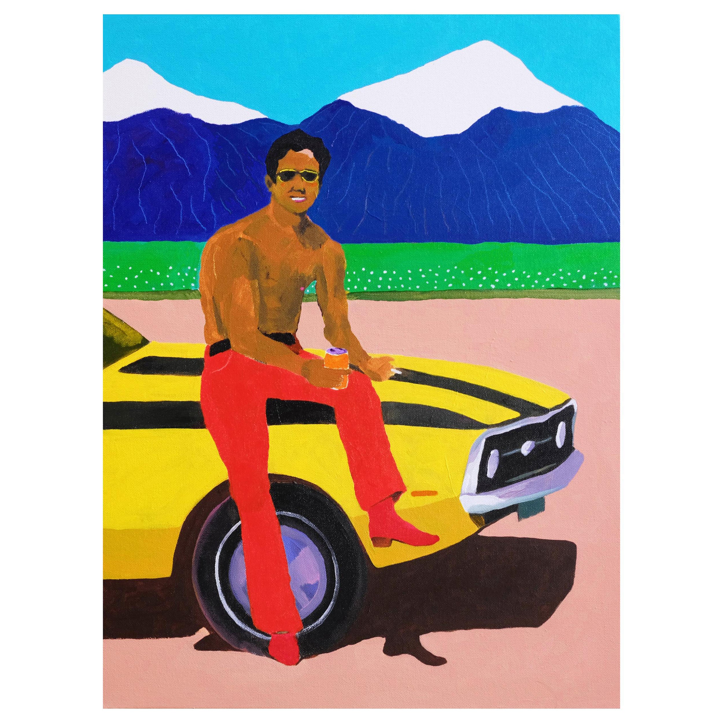 'The Freeway' Portrait Painting by Alan Fears Pop Art
