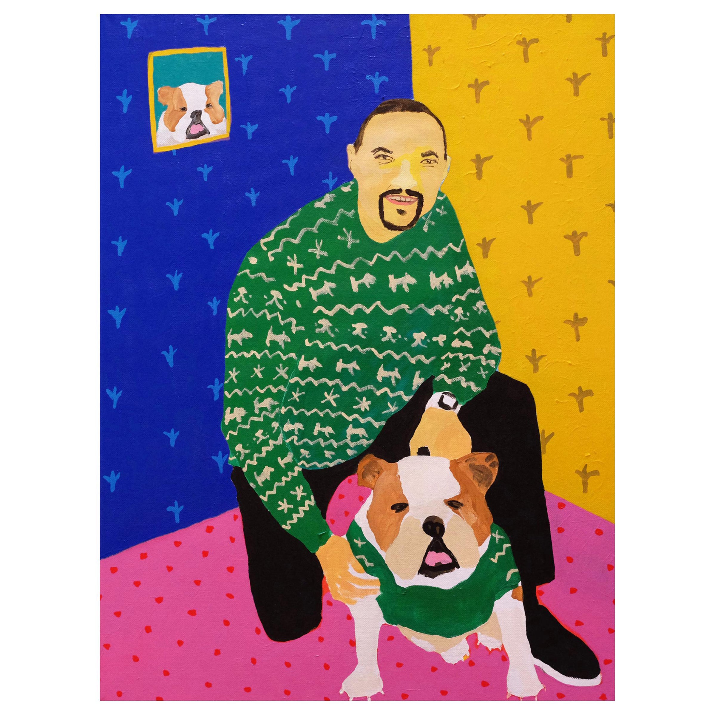 'Rapper's Delight' Portrait Painting by Alan Fears Pop Art For Sale