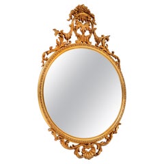 Antique French Style Gilt Mirror