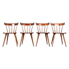 Paul McCobb Planner Group Mid-Century Modern Spindle Back Dining Chairs