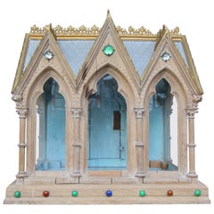 Cercueil reliquaire no-gothique de la fin du XIXe sicle
