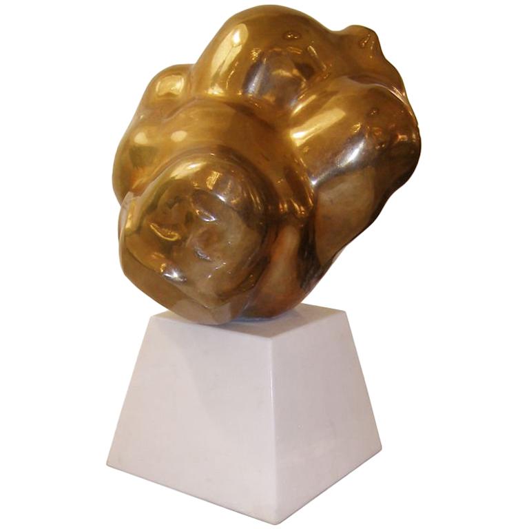 Chaim Gross Signed and Casting 1/6 Bronze Tumbler Sculpture For Sale