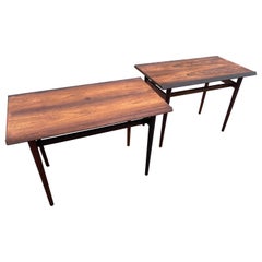 A set of rare solid rosewood Danish sidetables from the 1960´s