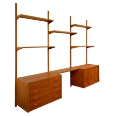 Mid-Century Danish Wall Unit by Peter Sorensen for Ps System, 1960s