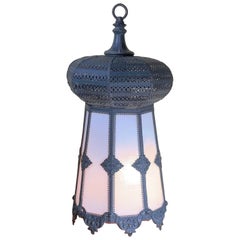 Vintage Moorish Or Gothic Style Hanging Pendant Light