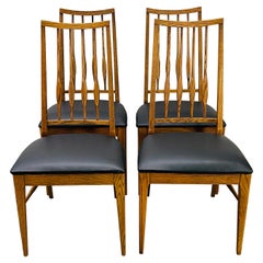 1960s High-Back Dining Chairs, Set of 4