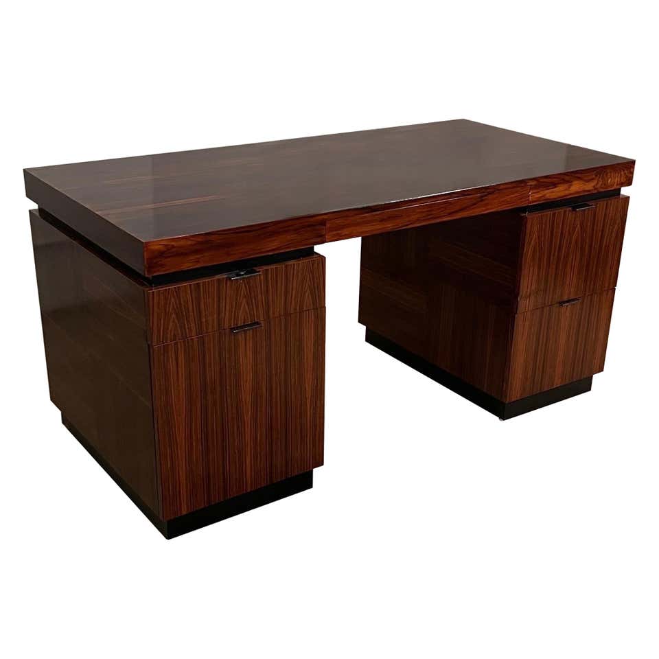 CHIC 1970s MODERN DESK at 1stDibs